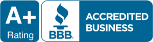 BBB A+ Rating Logo Flow Right Plumbing, Heating and Cooling