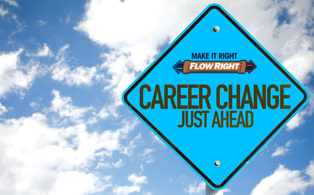 career change ahead sign