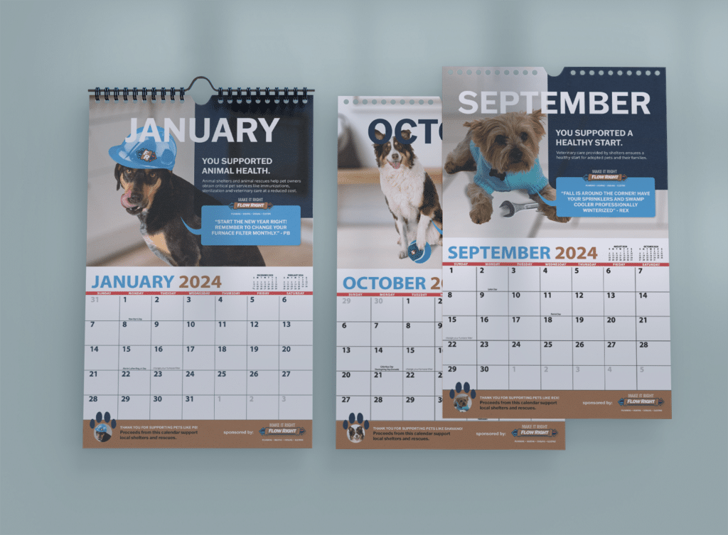calendar mockups